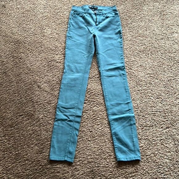 GUC Cigarette High Rise Teal Skinny Jeans - Picture 1 of 4
